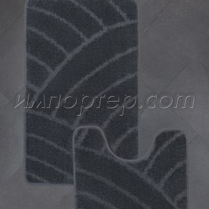 Комплект ковриков MyCrystal Радуга графит
