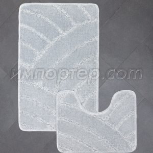 Комплект ковриков MyCrystal Радуга cветло-серый
