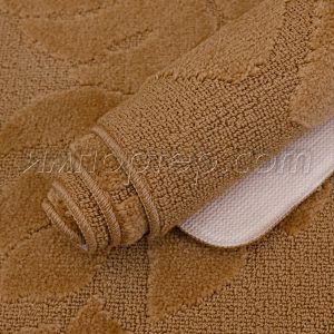 Коврик MyCrystal Монстера коричневый